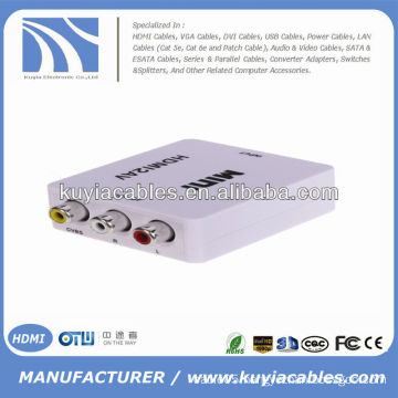 HDMI to Coax Converter Box For TV PS3 VHS VCR DVD